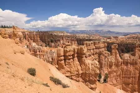 landscape on the bryce canyon in the united states of americaのeditorial素材