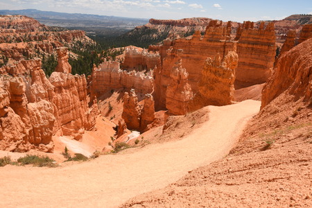 landscape on the bryce canyon in the united states of americaのeditorial素材