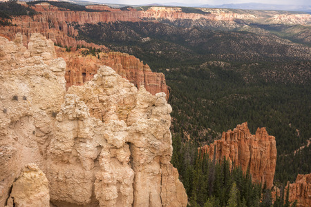 landscape on the bryce canyon in the united states of americaのeditorial素材