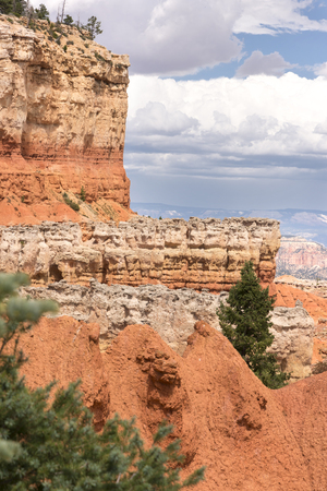 landscape on the bryce canyon in the united states of americaのeditorial素材