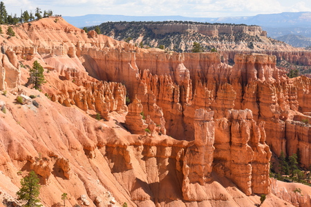 landscape on the bryce canyon in the united states of americaのeditorial素材