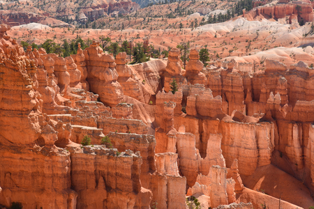 landscape on the bryce canyon in the united states of americaのeditorial素材