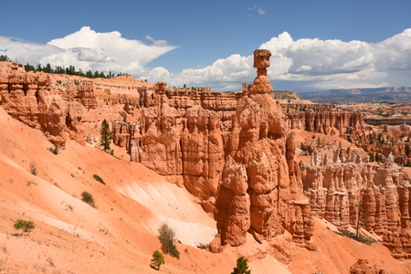 landscape on the bryce canyon in the united states of americaのeditorial素材