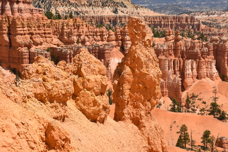 landscape on the bryce canyon in the united states of americaのeditorial素材