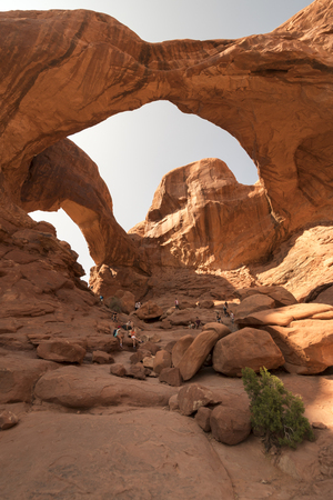 landscape on arches national park in the united states of americaのeditorial素材