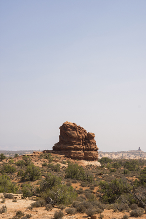 landscape on arches national park in the united states of americaのeditorial素材