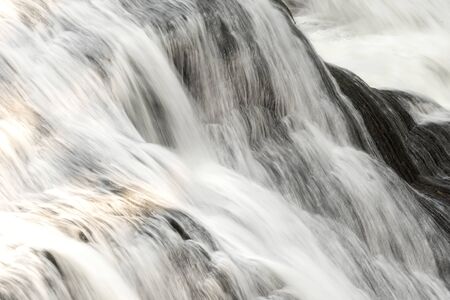 Gibbon Falls in Yellowstone National Park in Wyoming