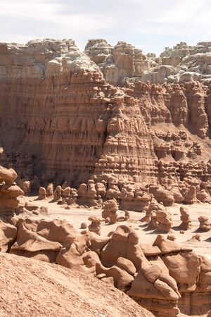 landscape on the Goblin state park in the united states of americaの写真素材