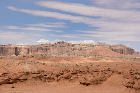 landscape on the Goblin state park in the united states of americaの写真素材