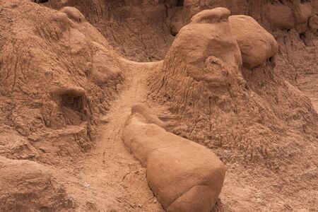 landscape on the Goblin state park in the united states of americaの写真素材