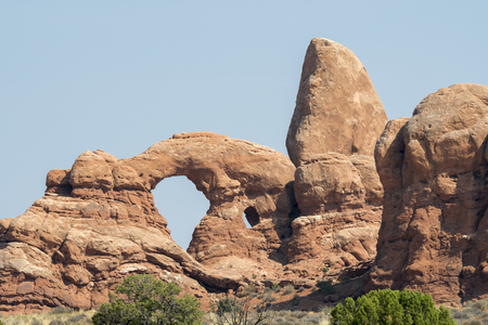 landscape in arches national park in the united states of americaのeditorial素材