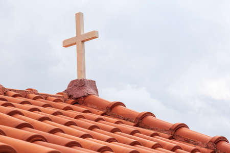 little church on the heights of Keratea in Greece