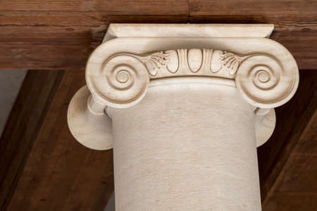 symmetries and geometries and columns at the Agora of Athens in Greece