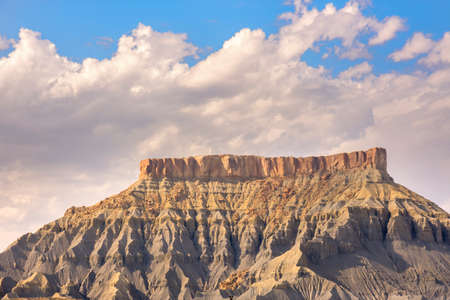 on the road Scenic Byway in Capitol Reef National Park in United States of Americaの写真素材