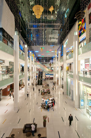 Mall in Dubai, United Arab Emiratesのeditorial素材