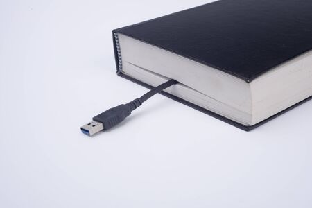Book with USB connection