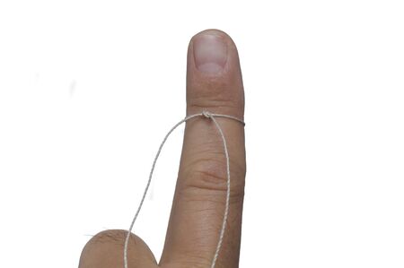 tied finger