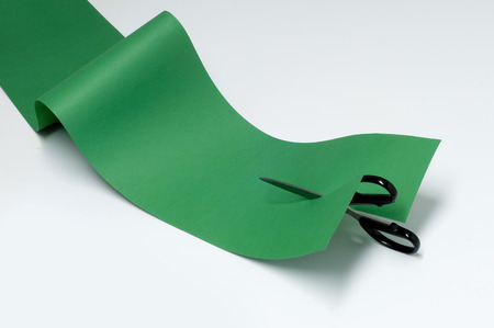 paper tape greenの写真素材