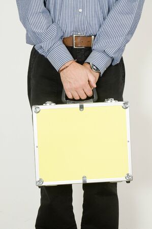 man with the briefcaseの写真素材