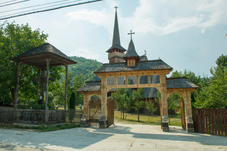 Stave Church Leud region of Maramuresのeditorial素材