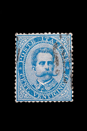 old stamp of the kingdom of Italyのeditorial素材