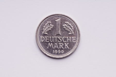 Old German money 1 markkaの写真素材
