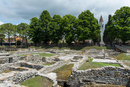 archaeological site of Aquileia,のeditorial素材
