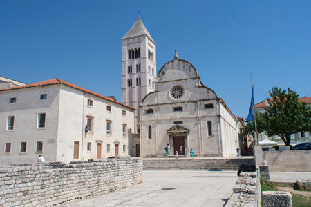 Church of St. Mary's in Zadar, Croatiaのeditorial素材