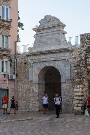 To the sea of ??San Chrysogonus in Zadarのeditorial素材