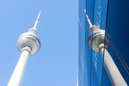 Fernsehturm tower in Berlin