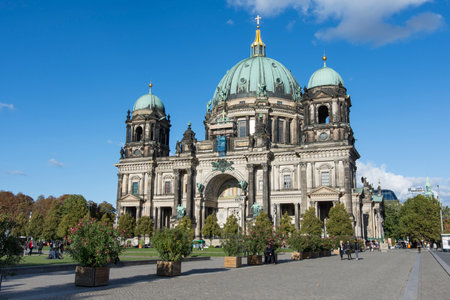 A view of the Berliner Domeのeditorial素材