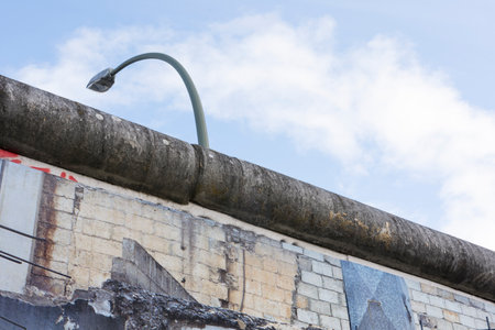 the wall at the east side galleryのeditorial素材