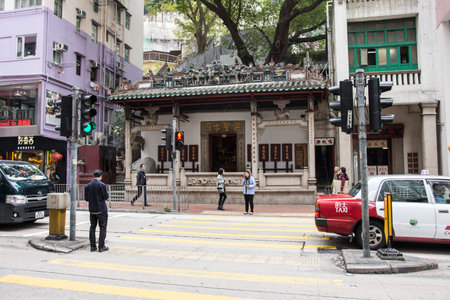 Hung Shing Temple in Hong Kongのeditorial素材