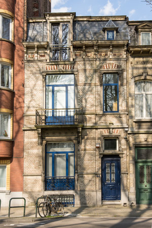 Traditional house in Brusselsのeditorial素材