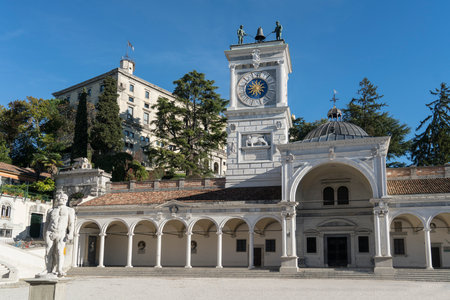 The view of Liberty Square with the Saint John Loggia on the backgroundのeditorial素材