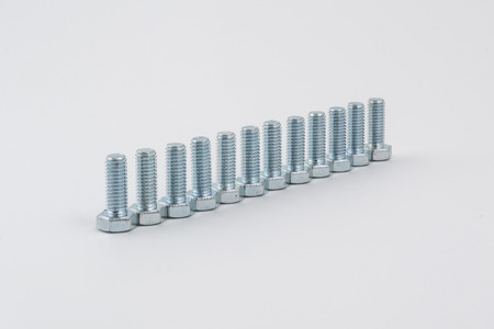some bolts on a white background