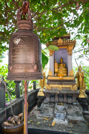 War Saket temple ( montagna d'oro) Bangkokのeditorial素材