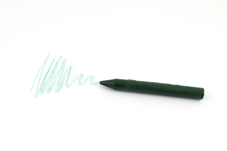 a colorful doodle made with a wax crayonの写真素材