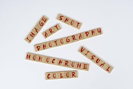 The concept of visual artsの写真素材