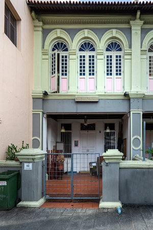 Singapore. January 2020. the Maya Dance Theatre headquarters in Little India district
