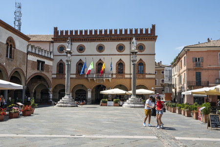 An external view of Palace of Theodoric in Ravenn, Italy