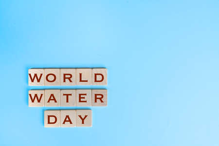Thge concept of the Unitred Nations World Water Day at March 22の写真素材