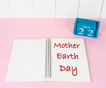 celebration concept of United Nations Mother Earth Day the April 22の写真素材