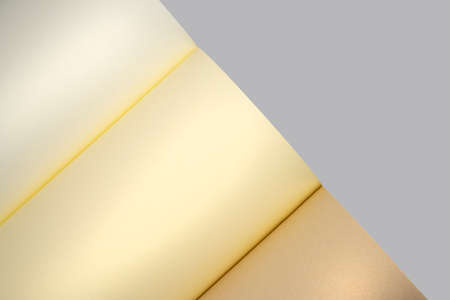 close up of a rolled up dyed sheet of paper
