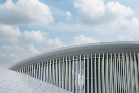 Luxembourg city, May 2022. Detail view of the Philharmonie Luxembourg building in the city centerのeditorial素材