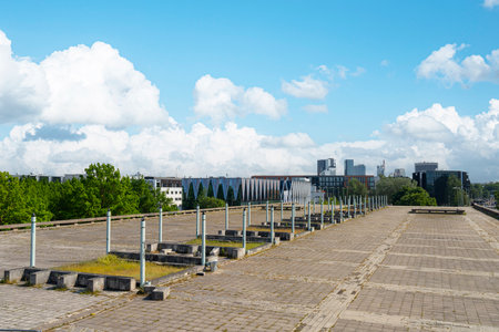 Tallinn, estonia. July 2022. View of Linnahall, a Soviet-era architectural structure built for the XXII Moscow Olympics which at the time was called Palace of Culture and Sports IV Lenin, located near the city's portのeditorial素材