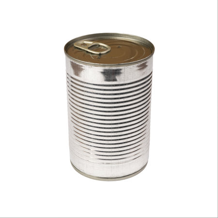a tin can on a transparent background