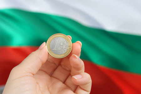 AI generated image. Bulgaria's adoption of the euroの素材