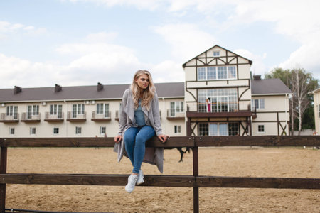 Beautiful young woman portrait, smileの写真素材
