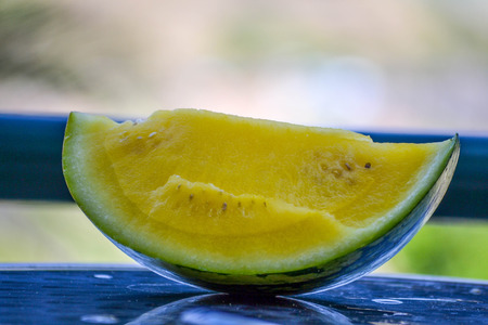 Yellow watermelon.
